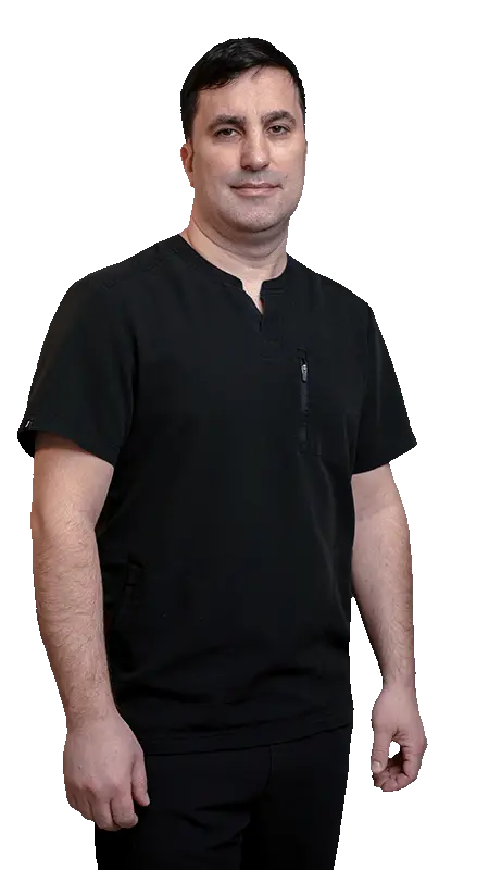 Constantin Drăgoi, physiotherapist and nurse at Sfintii Arhangheli Clinic