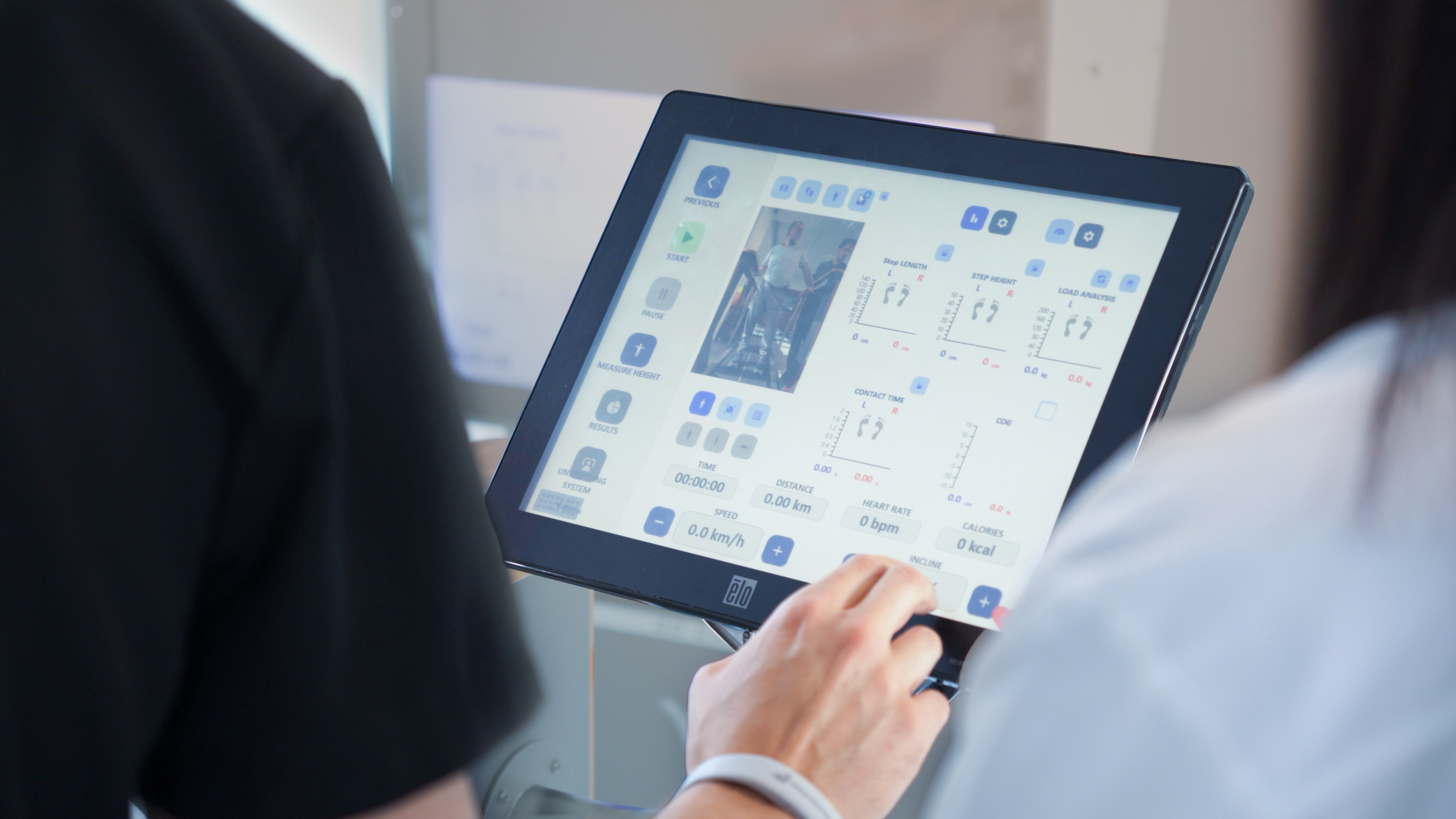 Setarea parametrilor de evaluare a mersului pentru recuperare pe echipamentul Tecnobody Walker View